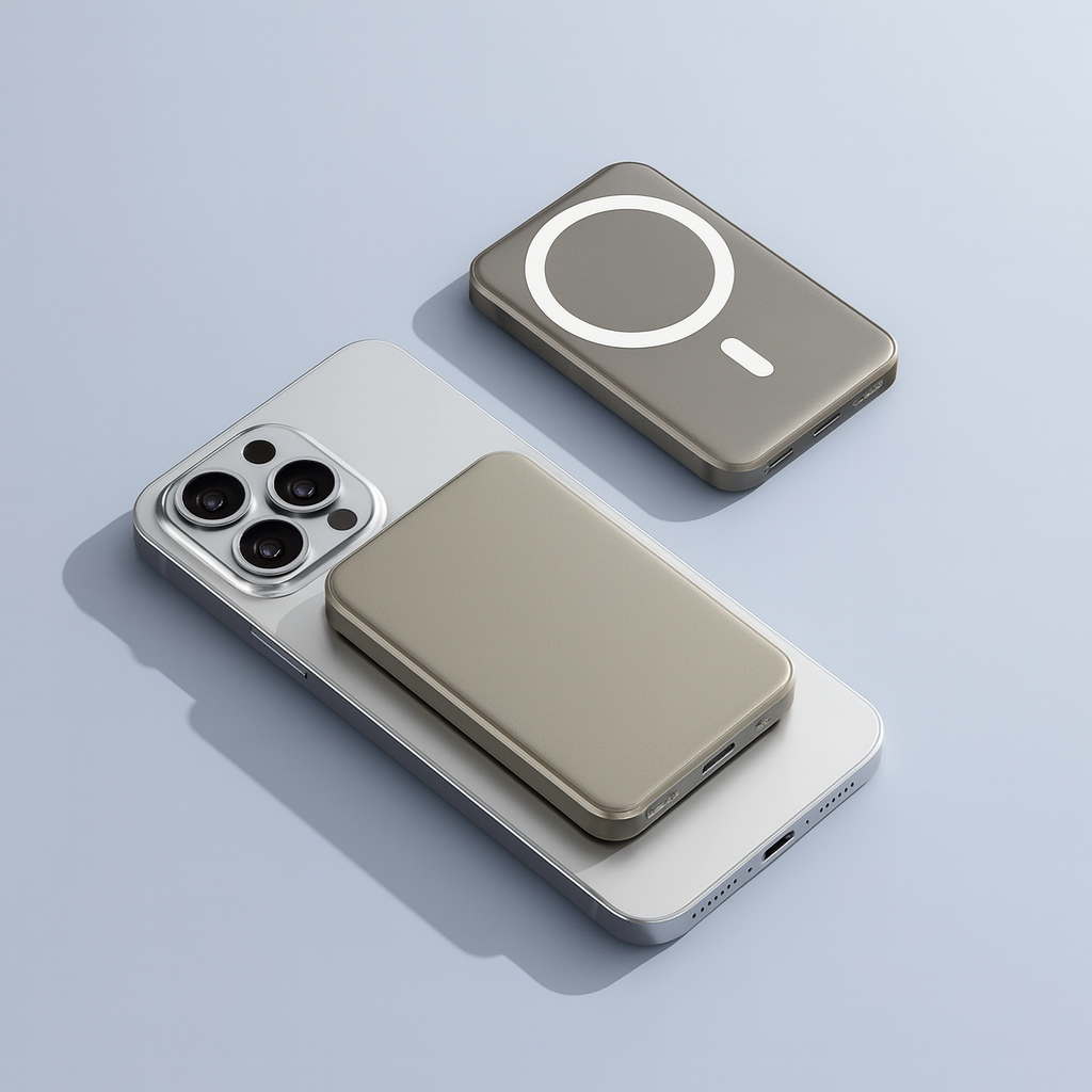 Magnetic Titanium Power Bank N-Mini