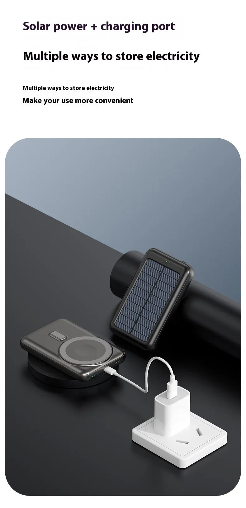 Solar Magnetic Power Bank