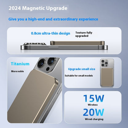 Magnetic Titanium Power Bank N-Mini